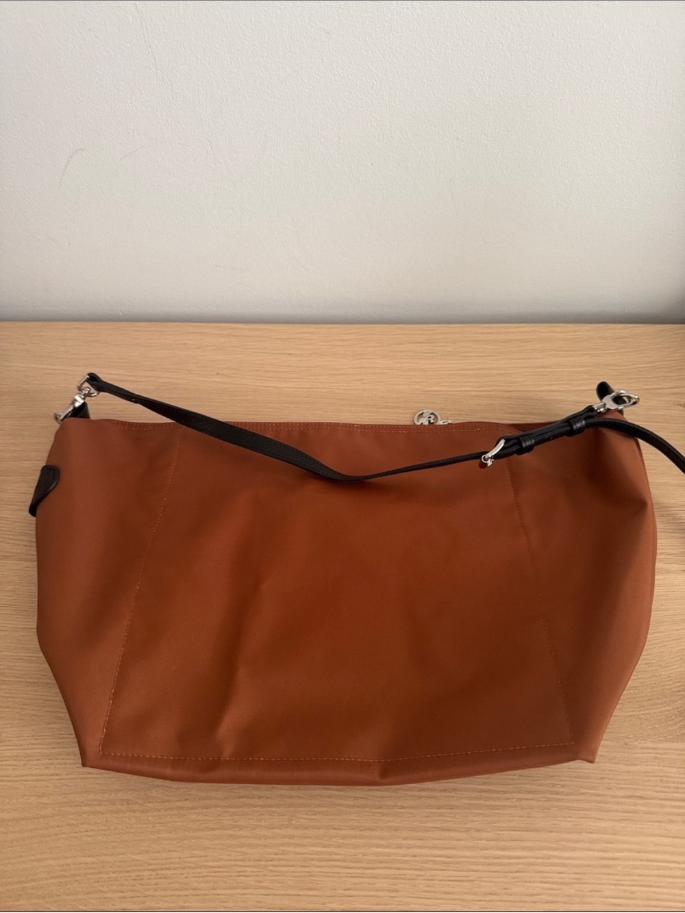 Longchamp Cognac Hobo Bag with Dark Brown Strap - Picture 3 of 14